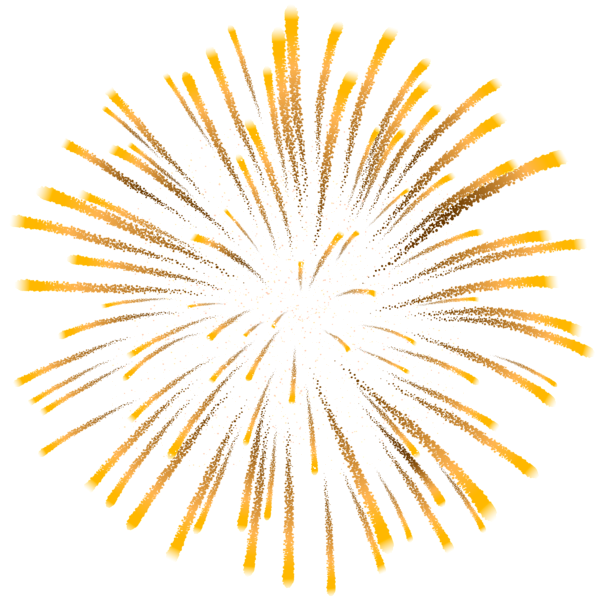 This png image - Yellow Fireworks PNG Clipart, is available for free download