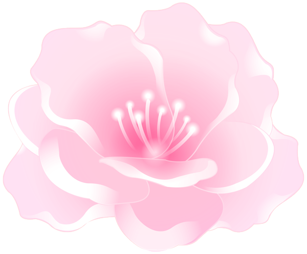 This png image - Artistic Pink Flower PNG Clipart, is available for free download