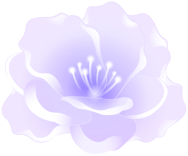 This png image - Artistic Purple Flower PNG Clipart, is available for free download