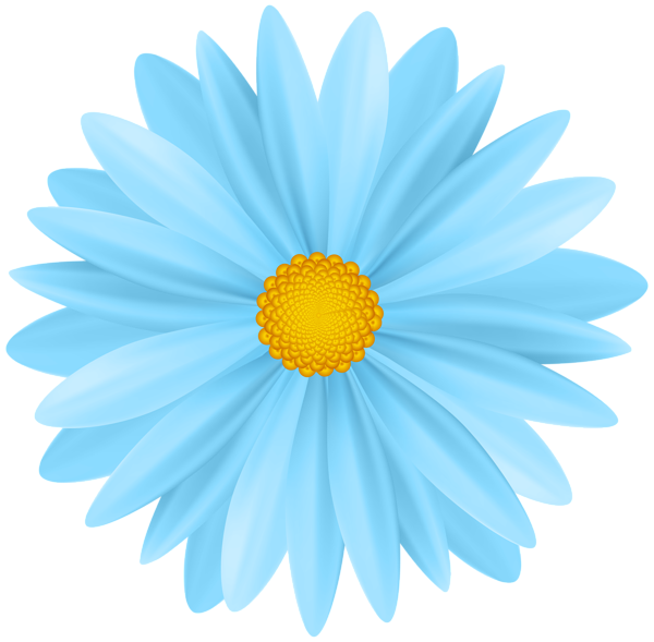 This png image - Beautiful Blue Flower PNG Transparent Clipart, is available for free download