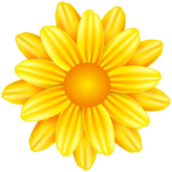 This png image - Beautiful Flower Yellow PNG Clipart, is available for free download