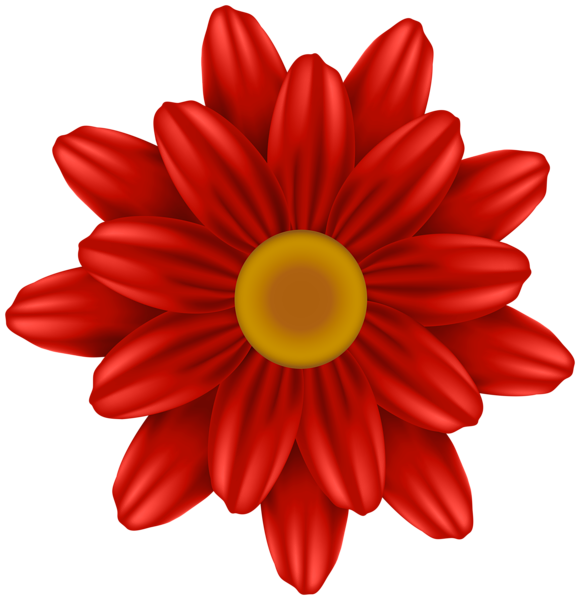 This png image - Beautiful Red Flower PNG Clipart, is available for free download