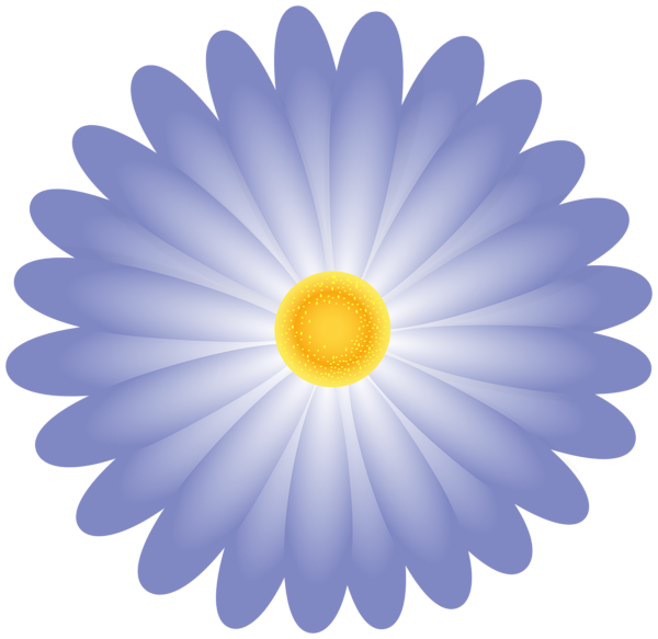 This png image - Blue Deco Flower PNG Clipart, is available for free download