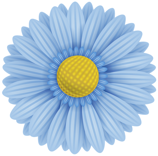 This png image - Blue Flower PNG Transparent Clipart, is available for free download