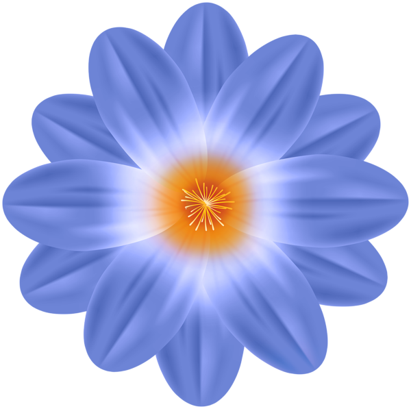 This png image - Blue Spring Flower PNG Clipart, is available for free download