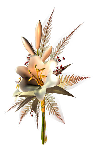 This png image - Bronze Flower Decoration Transparent Clipart, is available for free download