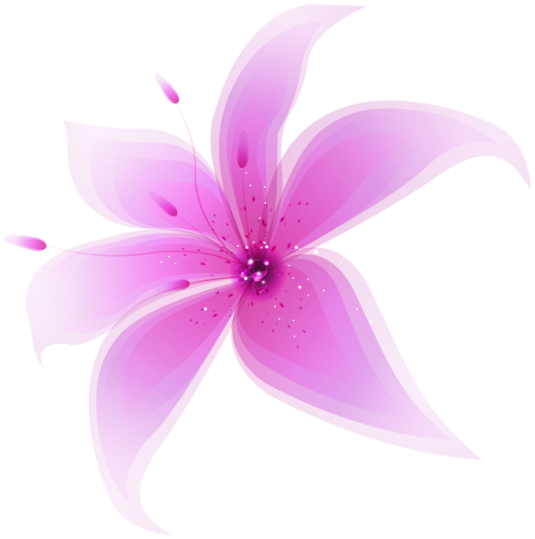 This png image - Decorative Pink Flower PNG Clip Art Image, is available for free download