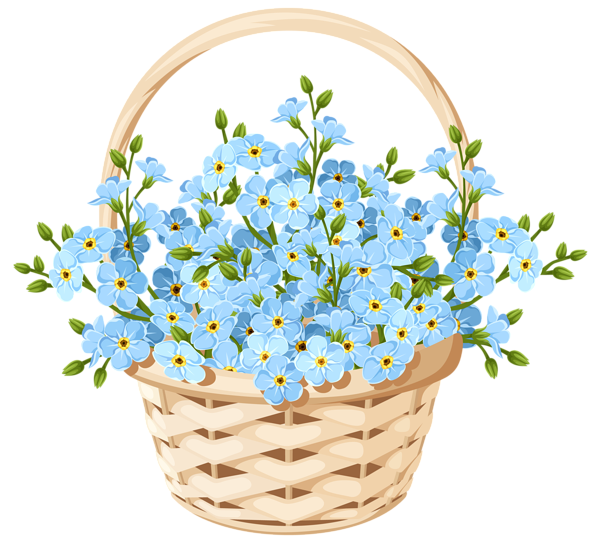 This png image - Flower Basket Transparent PNG Clip Art Image, is available for free download