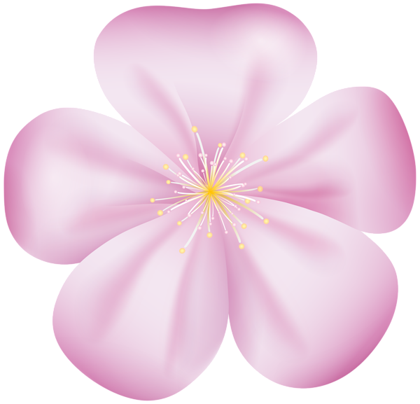 This png image - Flower Deco Pink PNG Transparent Clipart, is available for free download