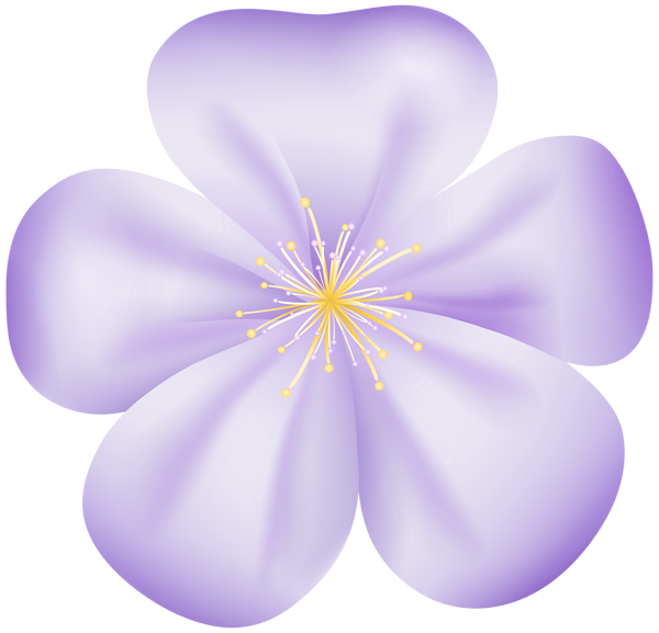 This png image - Flower Deco Violet PNG Transparent Clipart, is available for free download