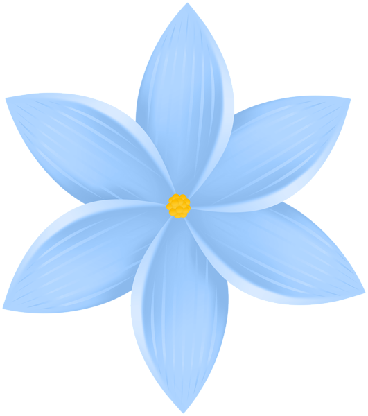 This png image - Flower Decor Blue PNG Clipart, is available for free download
