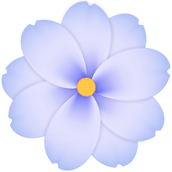 This png image - Flower PNG Blue Transparent Clipart, is available for free download