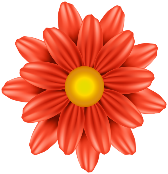 This png image - Flower PNG Orange Clipart, is available for free download