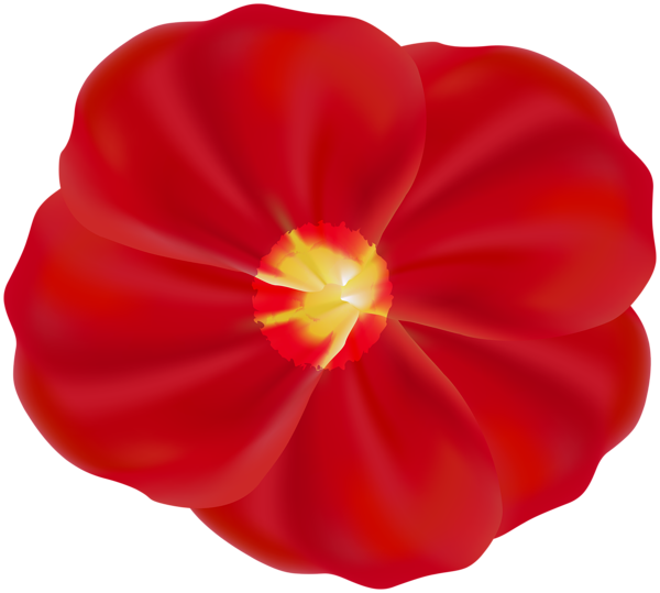 This png image - Flower PNG Red Decorative Clipart, is available for free download