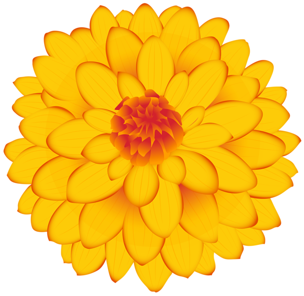 This png image - Flower Yellow Clipart, is available for free download