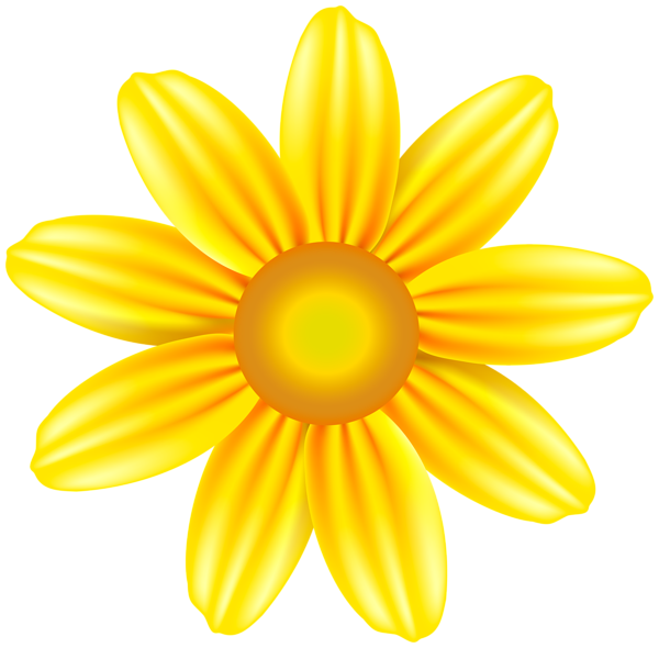 This png image - Flower Yellow PNG Clipart, is available for free download