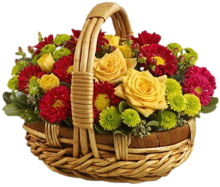 This png image - Large Transparent Flower Basket Clipart, is available for free download
