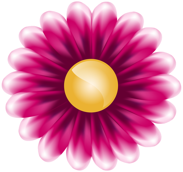 This png image - Magenta Flower Transparent Clipart, is available for free download