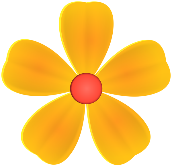 This png image - Orange Flower Transparent Image, is available for free download