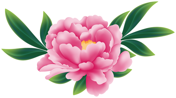 This png image - Pink Deco Flower Transparent Image, is available for free download