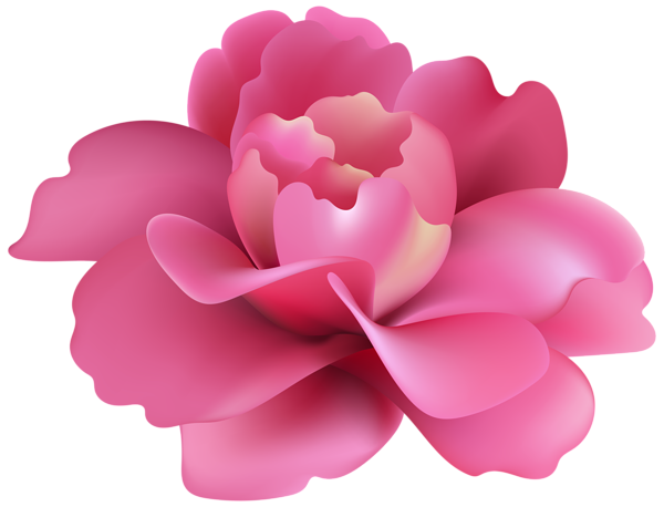 This png image - Pink Flower Deco PNG Clip Art Image, is available for free download