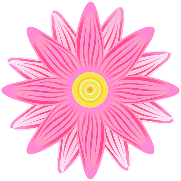 This png image - Pink Flower Deco PNG Transparent Clipart, is available for free download