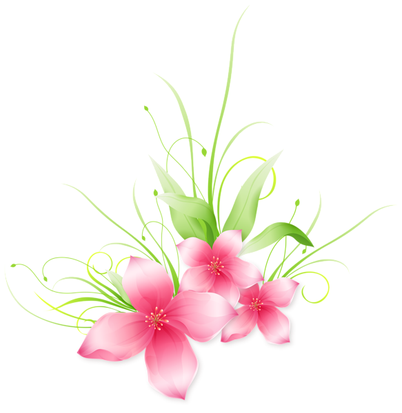 Pink Flower PNG Clip-Art Image | Gallery Yopriceville - High-Quality