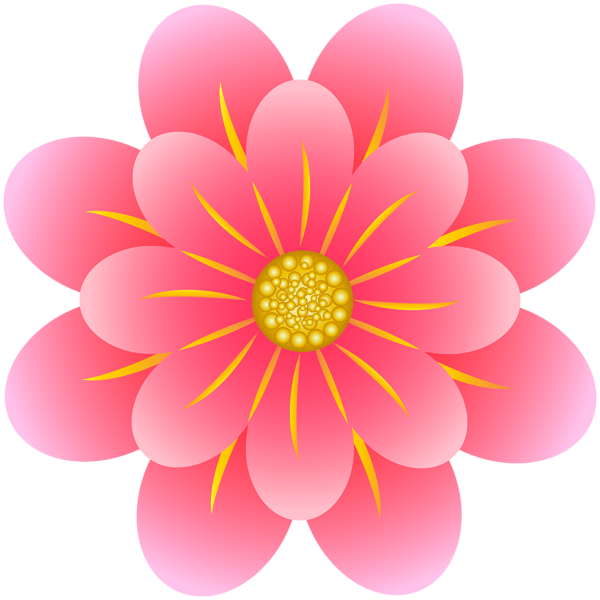This png image - Pink Flower PNG Decorative Clipart, is available for free download