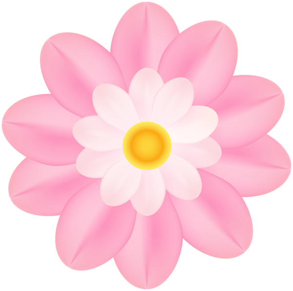 This png image - Pink Flower Soft Decorative PNG Clipart, is available for free download