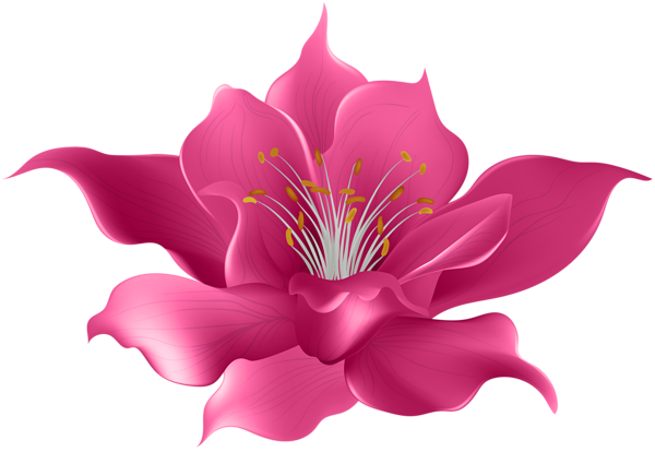 This png image - Pink Flower Transparent Clip Art Image, is available for free download
