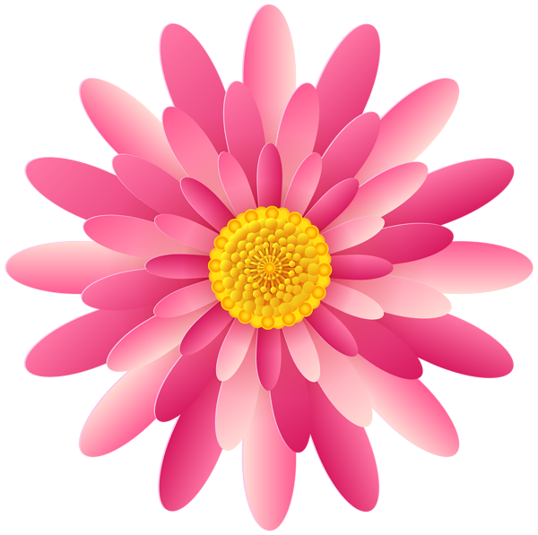 Pink Flower Transparent PNG Clipart | Gallery Yopriceville - High ...