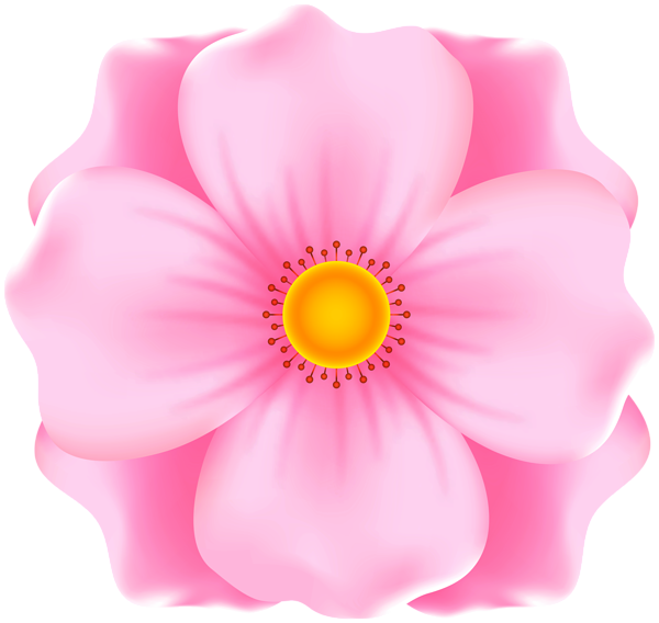 This png image - Pink Flower for Decoration PNG Clipart, is available for free download