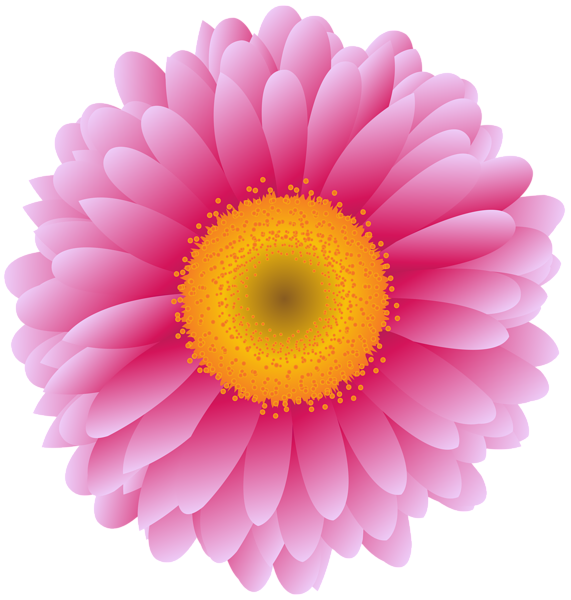 This png image - Pink Gerber Flower PNG Clip Art Image, is available for free download