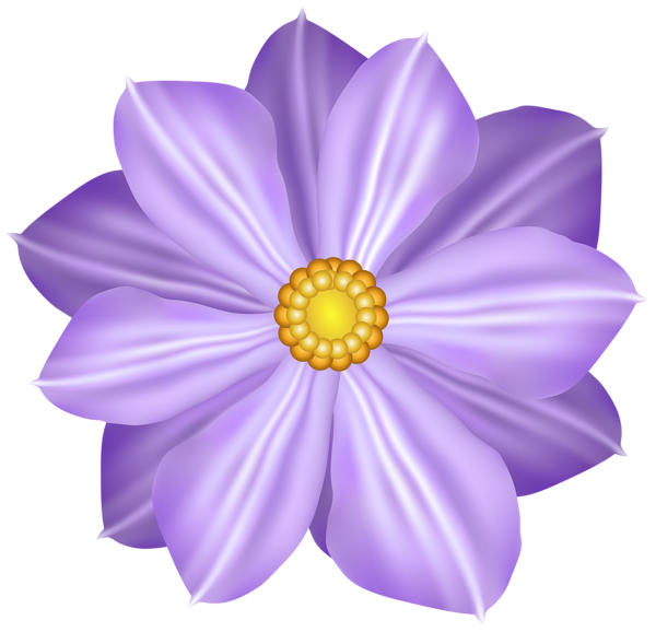 This png image - Purple Flower Decoration Clipart Image, is available for free download