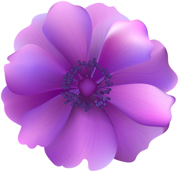 This png image - Purple Flower Decorative Transparent Clip Art, is available for free download