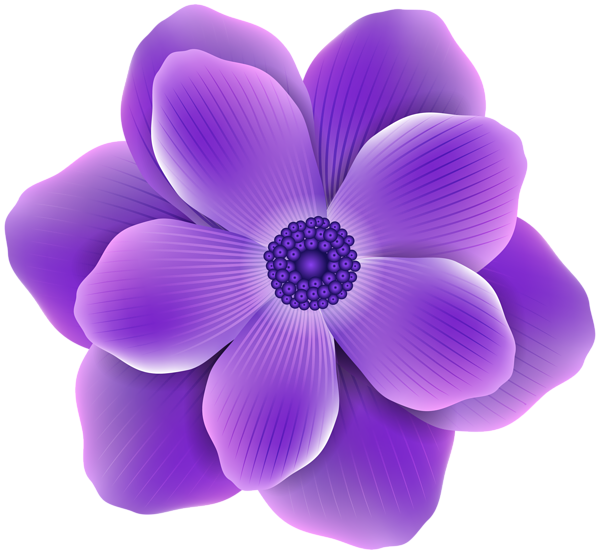 This png image - Purple Flower PNG Clip Art Image, is available for free download