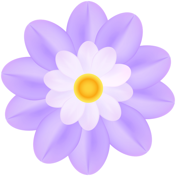 This png image - Purple Flower Soft Decorative PNG Clipart, is available for free download