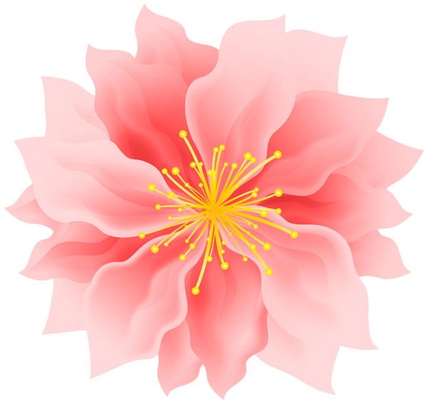 This png image - Red Cute Flower PNG Transparent Clipart, is available for free download