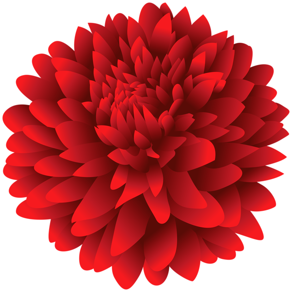 This png image - Red Dahlia Flower PNG Clipart, is available for free download