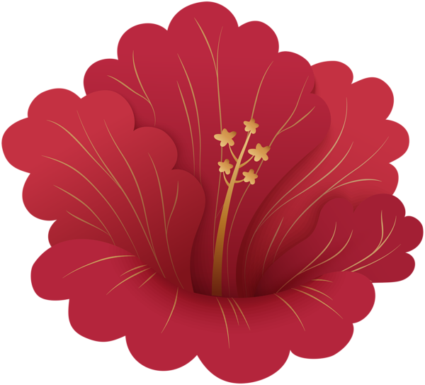 This png image - Red Flower PNG Clip Art Image, is available for free download