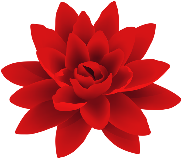 This png image - Red Flower PNG Deco Image, is available for free download