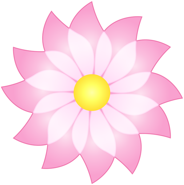 This png image - Soft Pink Flower Deco PNG Clipart, is available for free download