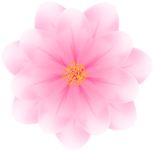 This png image - Soft Pink Flower PNG Transparent Clipart, is available for free download