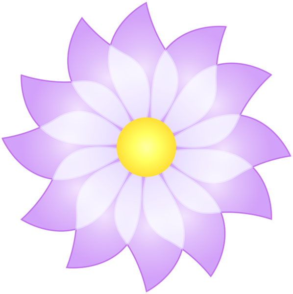 This png image - Soft Violet Flower Deco PNG Clipart, is available for free download