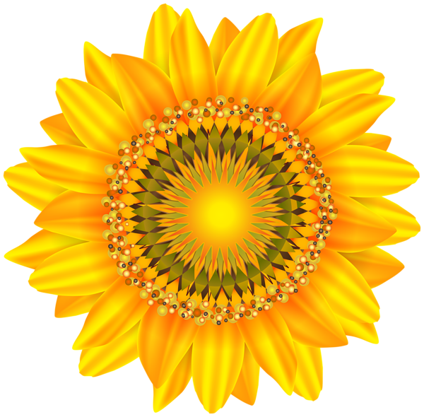 This png image - Sunflower Decorative PNG Clip Art Image, is available for free download