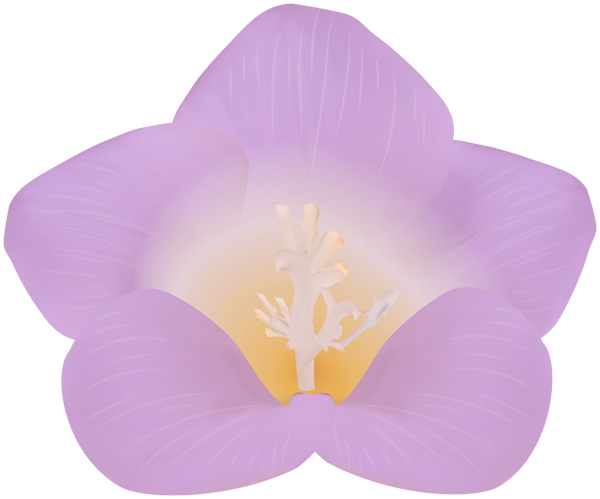 This png image - Violet Flower Clipart, is available for free download