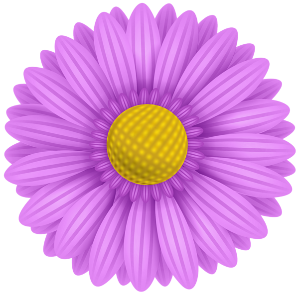 This png image - Violet Flower PNG Transparent Clipart, is available for free download