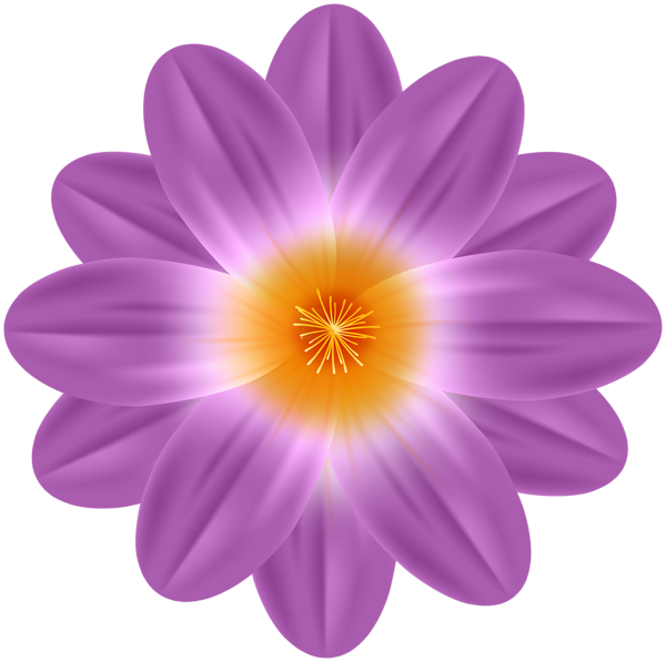 This png image - Violet Spring Flower PNG Clipart, is available for free download