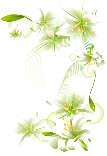 This png image - White Flowers Element Free Transparent Clipart, is available for free download