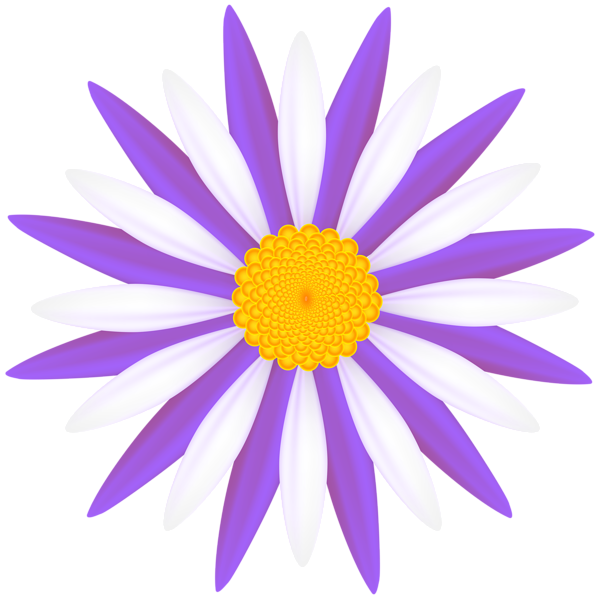This png image - White Purple Flower PNG Transparent Clipart, is available for free download